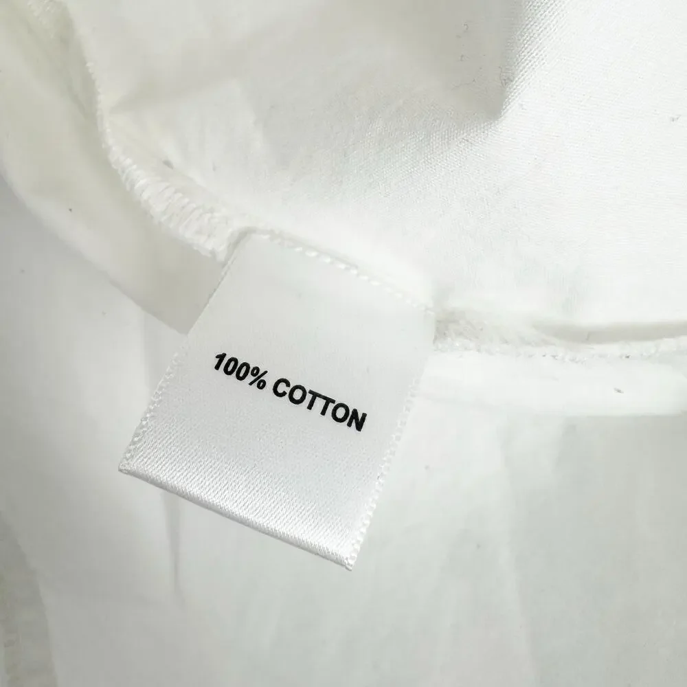 Mille Resort & Travel Evelyn Blouse White Puff Long Sleeves Size M NWOT